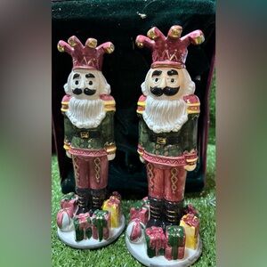 Festive Nutcracker Candle holders